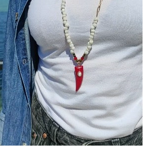 Collana Corno Rosso