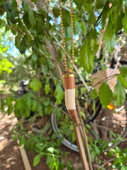 Collana corno boho chic