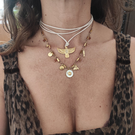 Collana Aquila con Corda