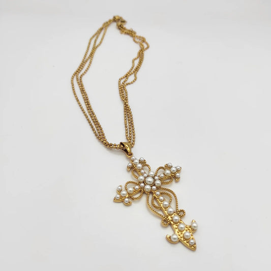 Collana Croix Baroque