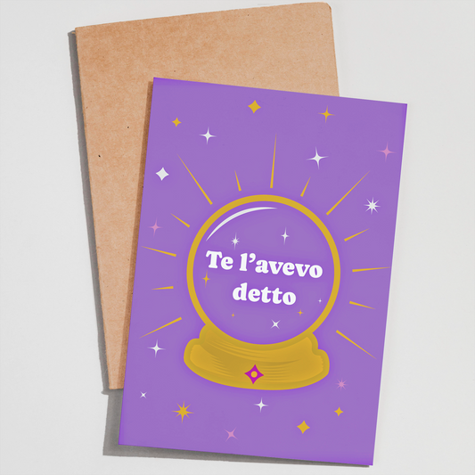 Te l'avevo detto