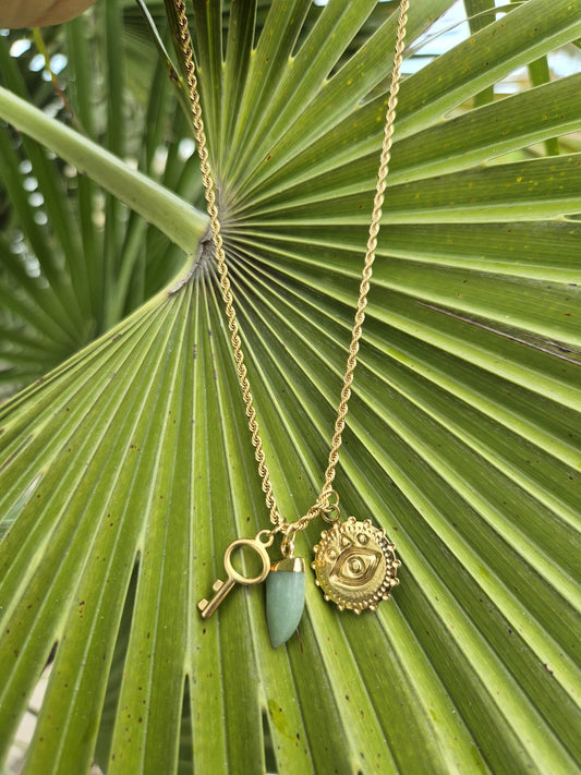 Collana Jade Talisman verde
