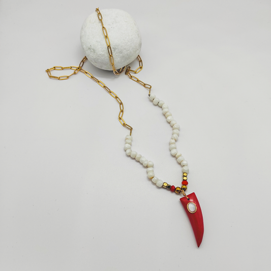 Collana Corno Rosso